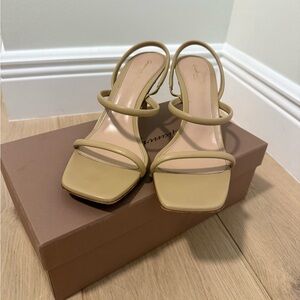 Gianvito Rossi Tan Sandal Heels Size 40.5